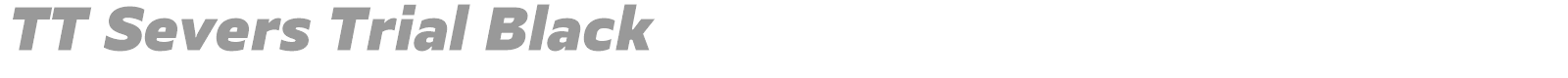 TT Severs font preview